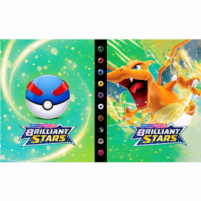 Charizard 240Pcs Card Album – Anime Card Binder for Mewtwo, Charizard & Collections, Protector Folder Gift
