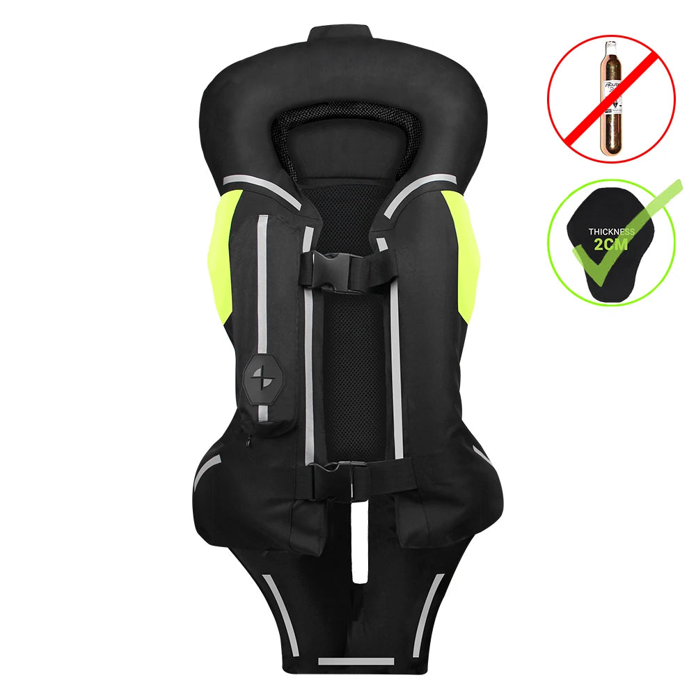 Motorcycle Airbag Vest for Men – Reflective Life Jacket, Protective Moto Vest for Motocross, S-3XL Size