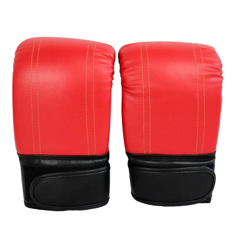 Boxing Gloves for Adults - Unisex Leather Sanda Training Gloves for Men & Women - Sports Protection Mitts