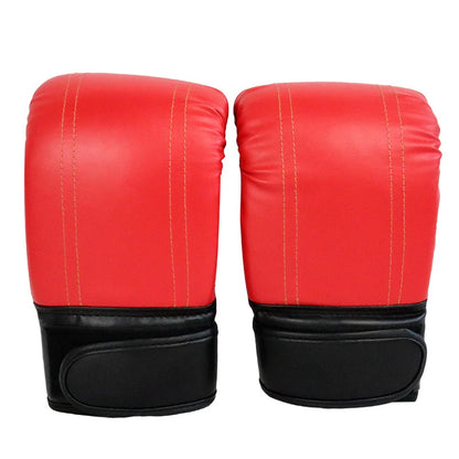 Boxing Gloves for Adults - Unisex Leather Sanda Training Gloves for Men & Women - Sports Protection Mitts