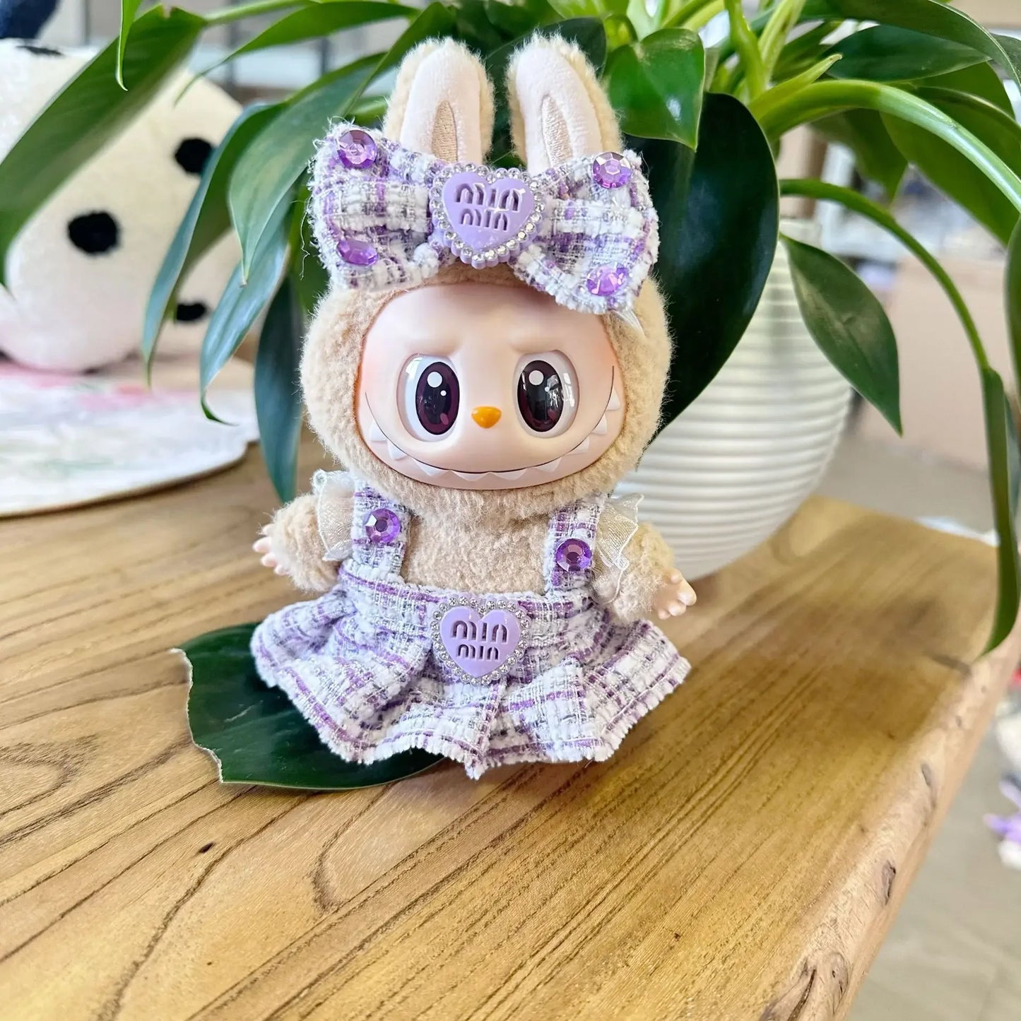 17cm Mini Plush Doll Clothes — Kpop EXO Labubu Idol Outfit Accessories Gift