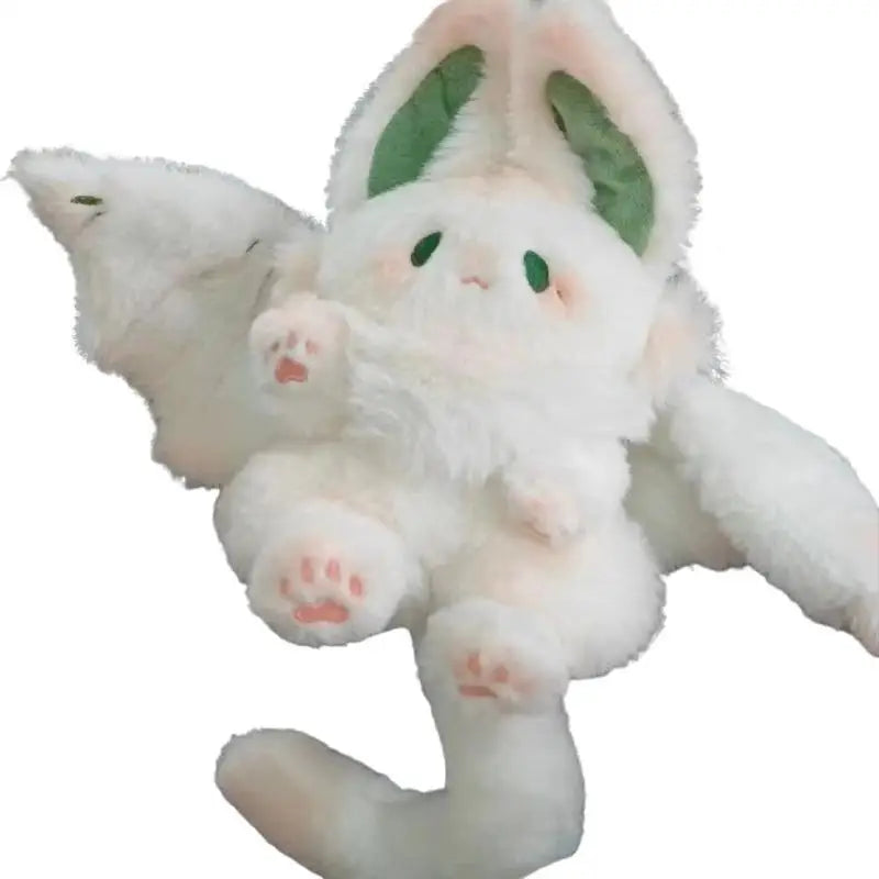Kawaii Bat Plush Toy – Manta Magical Spirit Rabbit Stuffed Animal Pillow, Soft Plush Doll for Kids, Girls & Women Gift