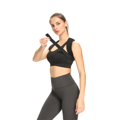 Adjustable Back & Shoulder Posture Corrector Belt — Clavicle & Spine Support for Home, Office & Sports | Upper Back & Neck Brace