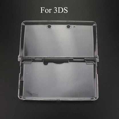 YuXi Clear Plastic Protective Case for NDSL, NDSi, New 3DS XL & GBA SP – Hard Shell Crystal Cover