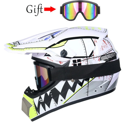 Children's Off-Road Motorcycle Helmet - Bike Downhill AM DH Cross & Motocross Capacete Casco for Kids