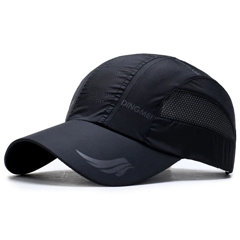 2024 Summer Sports Cap – Men’s and Women’s Quick-Dry Baseball Snapback, Running, Golf, Kpop Solid Mesh Hat