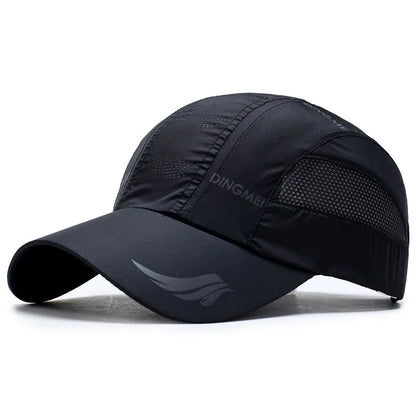 2024 Summer Sports Cap – Men’s and Women’s Quick-Dry Baseball Snapback, Running, Golf, Kpop Solid Mesh Hat