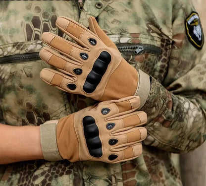 Tactical Military Gloves – Anti-Slip Combat & Shooting Gloves for Men, All Finger Design for Bicycle & Outdoor Use