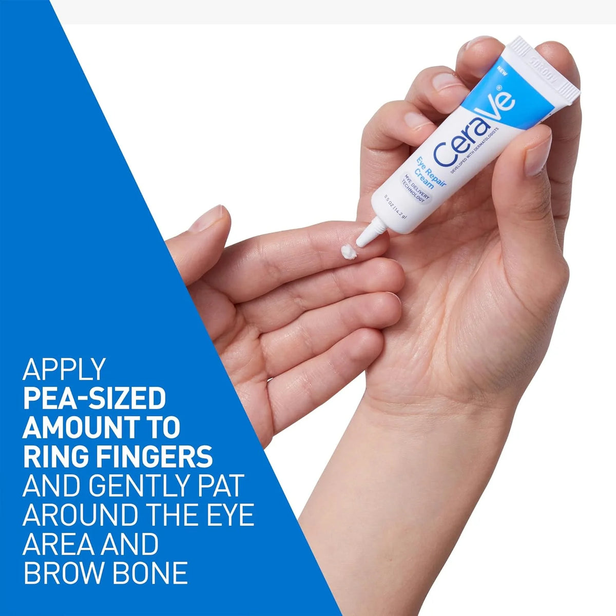 CeraVe Eye Repair Cream - Hyaluronic Acid & Niacinamide Under-Eye Moisturizer for Daily Skincare