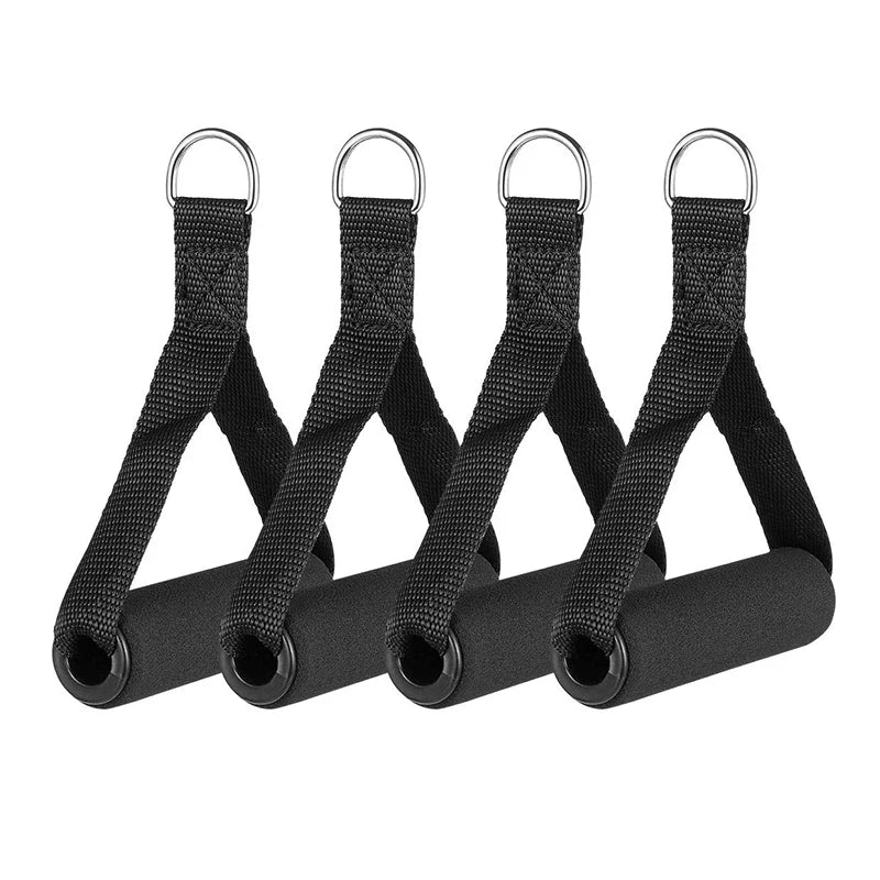 Resistance Bands Handle Bar Attachment — Fitness Pulley Strap for Home Gym Workout Accessories