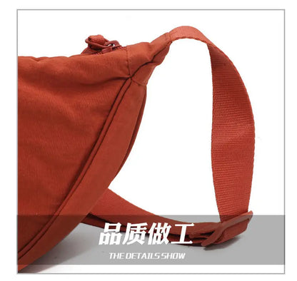Upgraded Women's Messenger Bag – Simple Design Nylon Hobo, Small Vintage Shoulder Purse & Cloth Handbag