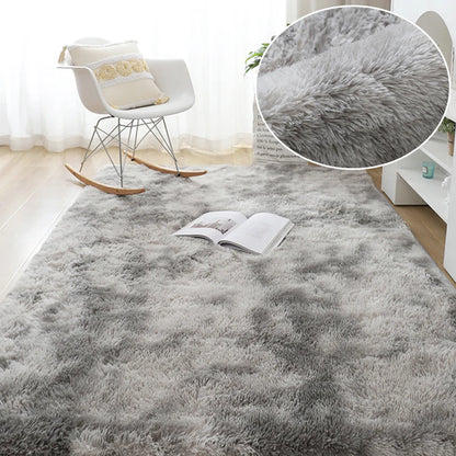 Large Plush White Area Rug – Soft Fluffy Carpet for Living Room, Bedroom, Teen Room & Home Decor