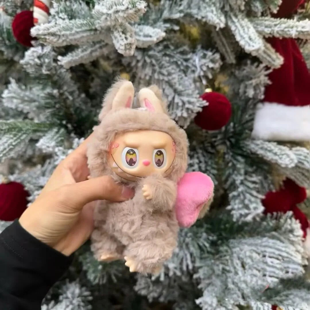 Limited Edition Labubu Winnie Angel Plush — Exclusive Blind Box Cute Backpack Pendant Toy Gift