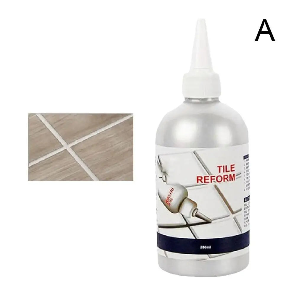280ml Waterproof Tile Grout Repair Filler - Tile Joint Renewing Sealant in Multiple Colors