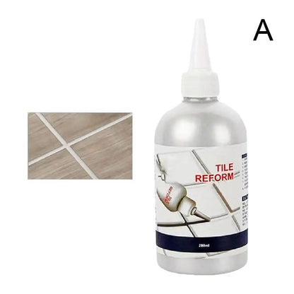 280ml Waterproof Tile Grout Repair Filler - Tile Joint Renewing Sealant in Multiple Colors