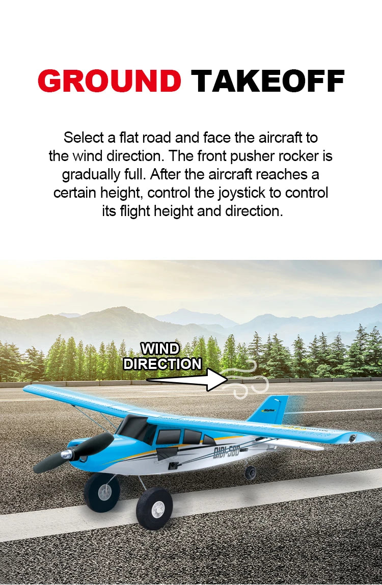 Qidi560 Moore M7 Off-Road RC Plane – 4CH Brushless Fixed-Wing Aircraft, EPP Foam, Remote Control Airplane Toy
