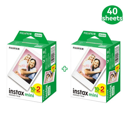 Fujifilm Instax Mini White Edge Film – 10/20 Sheets for Mini 11, 9, 8, 25, 50s Instant Cameras
