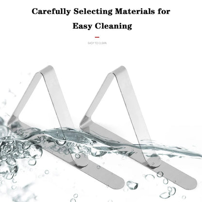 Stainless Steel Anti-Slip Tablecloth Clips - Secure Your Tables with Non-slip Clamps for Weddings, Camping, and More