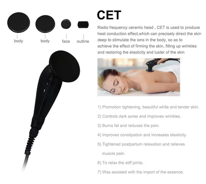448K CET RET INDIBA Beauty Machine – Thermal Penetration Technology for Facial Lifting, Weight Loss, Skin Rejuvenation & Body Massage