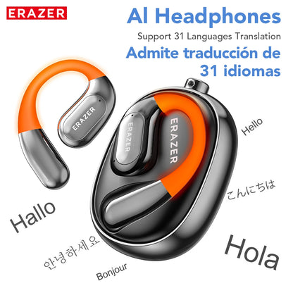 ERAZER XF31 AI Translator Earphone – Bluetooth Wireless Earbuds with Mic, Sleep ASMR Headset & DIY APP