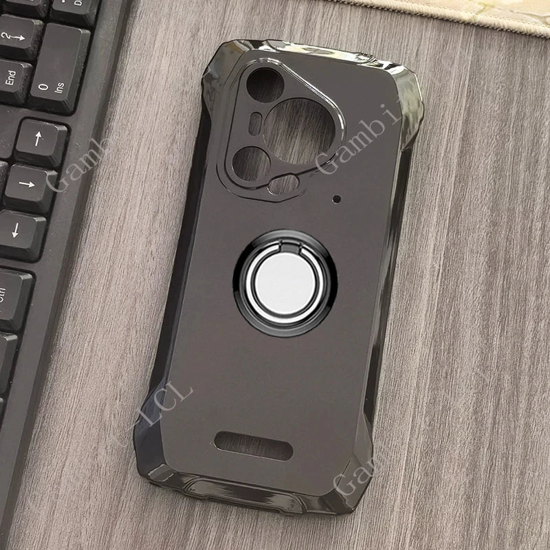 Blackview BL7000 2025 Phone Case - Shockproof Soft Cover with Back Ring Holder Bracket for 6.78" Display