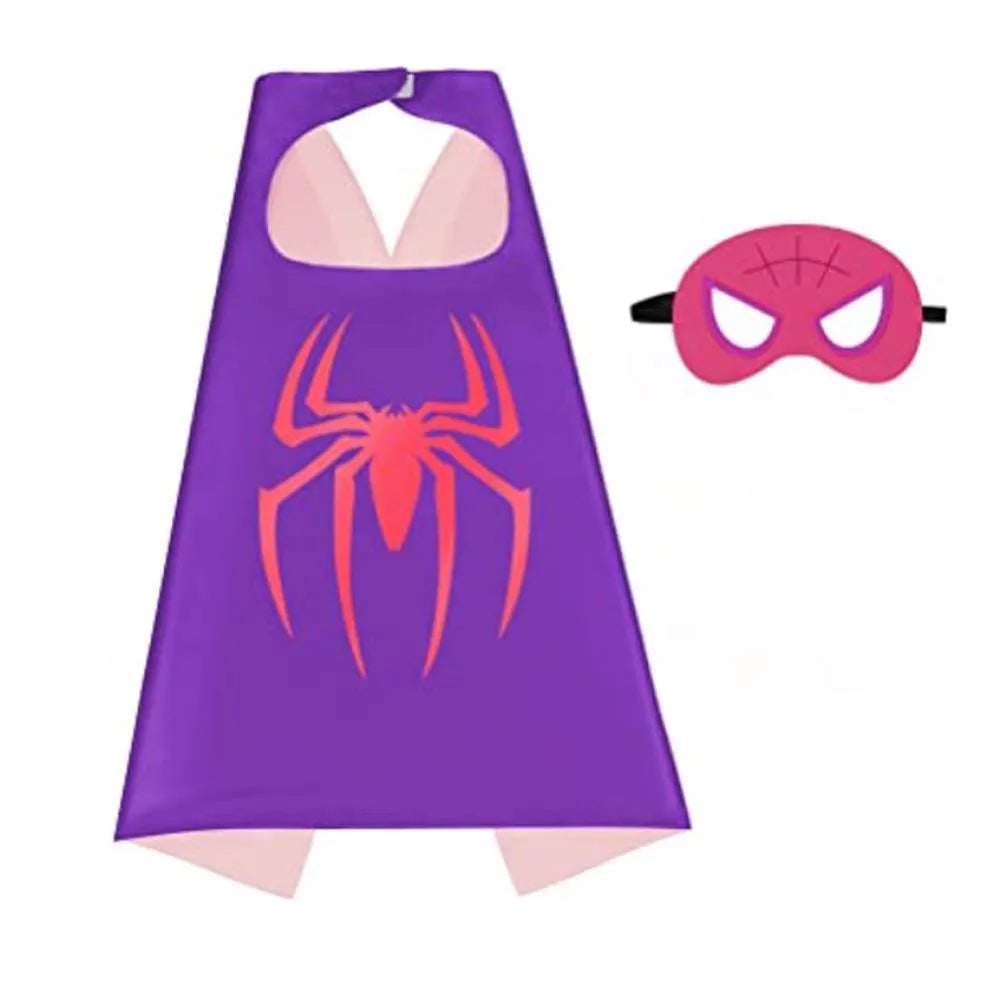 Superhero Capes for Boys & Girls – Cartoon Dress-Up Costume Cloak for Birthday, Halloween & Easter Party