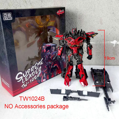 BAIWEI TW1024 Sentinel Prime Transformation Toy – Fire Engine Robot Action Figure Autobot Model TW1025
