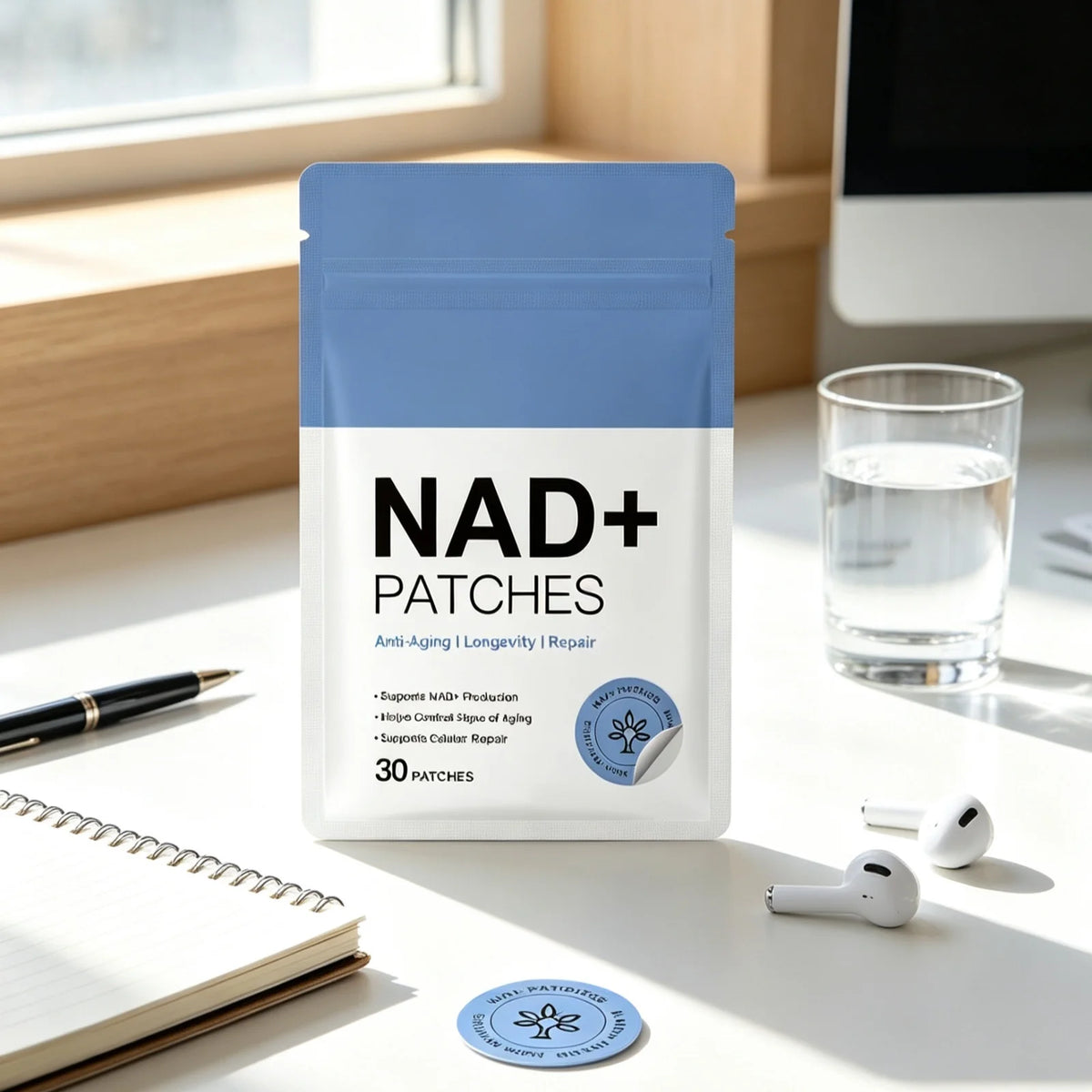 NAD+ Body Care Patches 30PCS - Lightweight, Breathable & Skin-Friendly Portable Body Management Patches