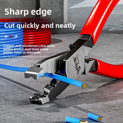 Industrial-Grade Sliding Tooth Screw Pliers - Multifunctional Water Pipe Maintenance Tool