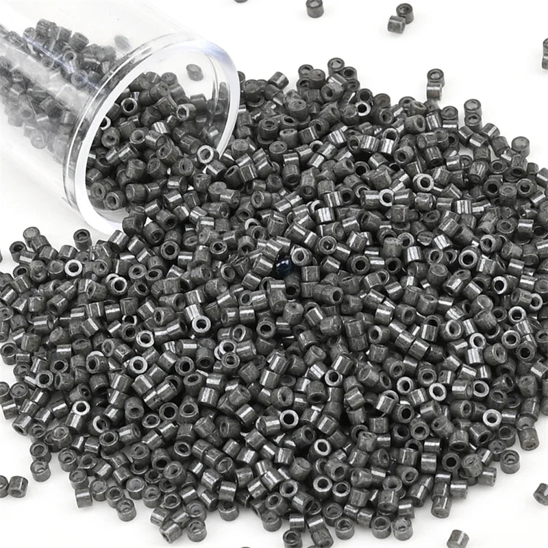 11/0 Mini Glass Beads – 2000PCS Small Cylindrical Beads for DIY Jewelry Making, Necklaces & Bracelets, 10g/Pack
