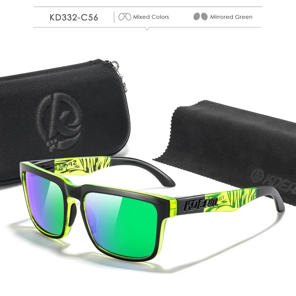 KDEAM Polarized Sunglasses for Men & Women – UV Protection for Fishing, Driving & Hiking with Zipper Case