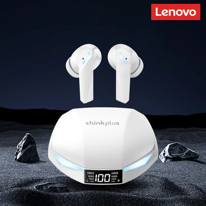 Lenovo GM2 PRO MAX Wireless Earbuds – Bluetooth 5.4, LED Display, Waterproof, Low Latency Gaming Headset