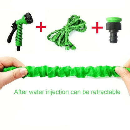 2024 Expandable Magic Garden Hose – High-Pressure Water Gun with 7 Spray Functions for Car Wash & Home Garden Watering
