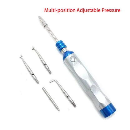 Dentistry Automatic Single-Handed Crown Remover Gun – Stainless Steel Surgical Tool with 3 Tips
