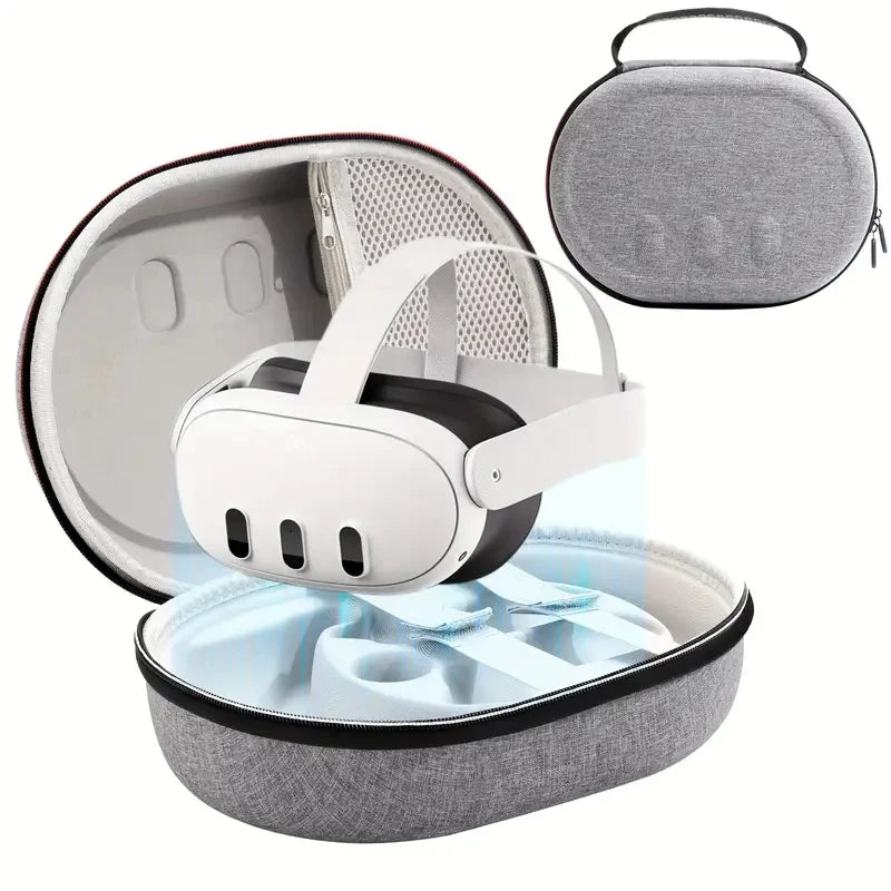 Hard Carrying Case for Meta Quest 3 – Portable Travel Protection VR Accessories