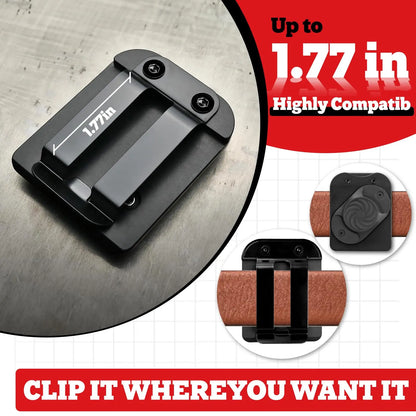 Magnetic Tool Holder – Strong Clip-On Belt Holster for Screws, Nails, Hammer, Pliers & Screwdrivers