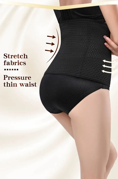 Women’s Waist Trainer & Body Shaper – Tummy Control Slimming Belt Corset, XS-6XL Abdomen Compression Fitness Shapewear