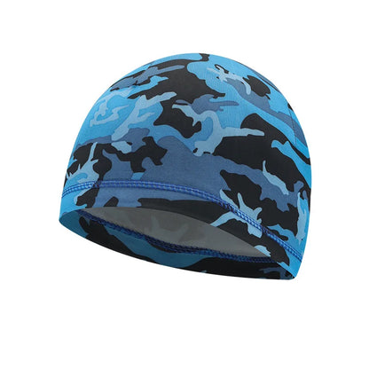 Summer UV Protection Ice Silk Skull Cap - Quick Dry Helmet Liner Hat for Men & Women, Cycling Running Workout Stretch Beanie