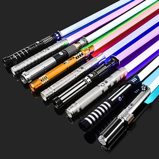 RGB Metal Lightsaber Toy - LED Light Sword with Colorful Effects for Kids, Kpop Fans & Collectible Fun