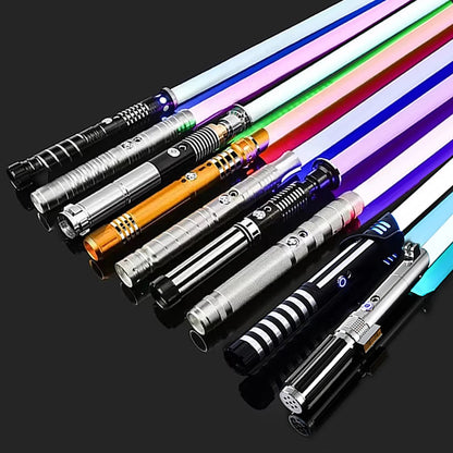 RGB Metal Lightsaber Sword Toy - LED Light-Up Saber for Cosplay, Kpop Fans & Collectors