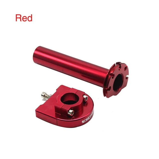 ZSDTRP 7/8" Aluminum Quick Action Throttle Grip Set – Twist Gas Throttle with Cable for 50cc, 110cc, 125cc Dirt & Pit Bikes