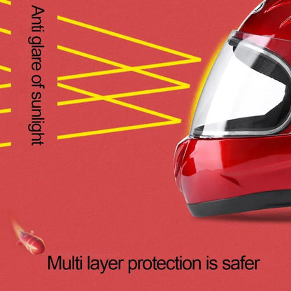 New Cute Children’s Full Face Helmet – Safety Bike & Motorcycle Helmet for Kids, Adjustable for Outdoor Sports, Four Seasons Protection