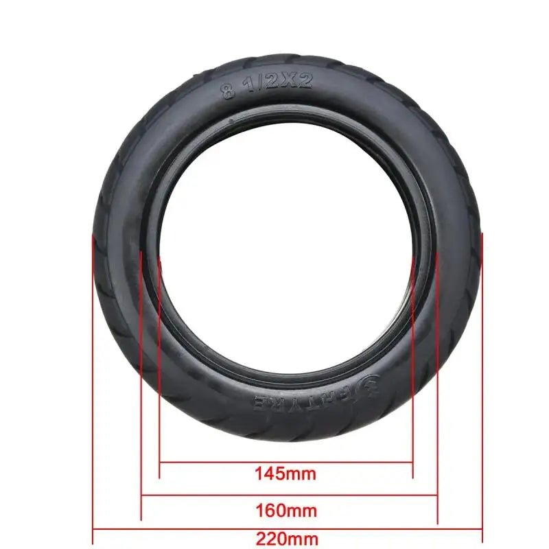 Xiaomi M365/1S/Pro 2 Electric Scooter Solid Tire – Non-Pneumatic Rubber Shock-Absorbing Replacement Tyre