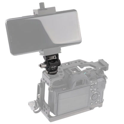 FOTGA Cold Shoe Monitor Mount Bracket – Universal QR Plate for DSLR/SLR Camera, Monitor, and Speedlite, 3KG Payload