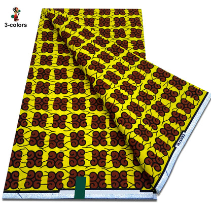 2026 African Ankara Wax Print Fabric - 100% Cotton Soft Dutch Hollandais Pagne for Dresses