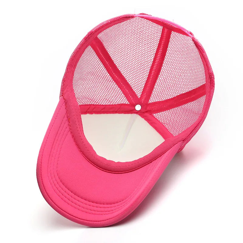 Personalized Logo Trucker Hats - Custom Foam Mesh Baseball Caps for Men & Women, Snapback Sun Hats