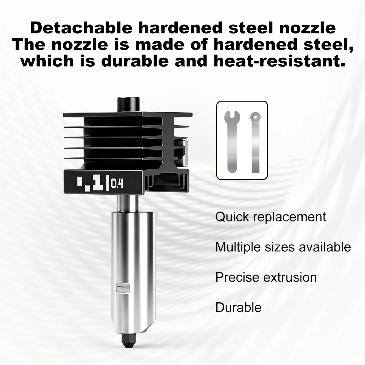 Bambu Lab P2S X2D Hotend Kit - High Quality Standard Flow Removable Nozzle 3D Printer Upgrade