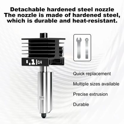 Bambu Lab P2S X2D Hotend Kit - High Quality Standard Flow Removable Nozzle 3D Printer Upgrade