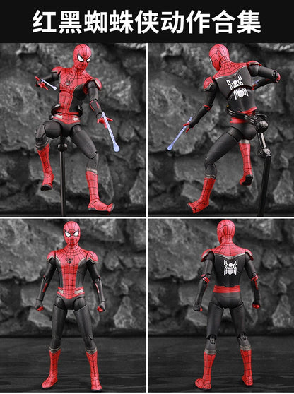 ZD Toys Spider-Man No Way Home 1/10 Action Figure – Peter Parker Gold Black Red Marvel Legends Collectible Toy