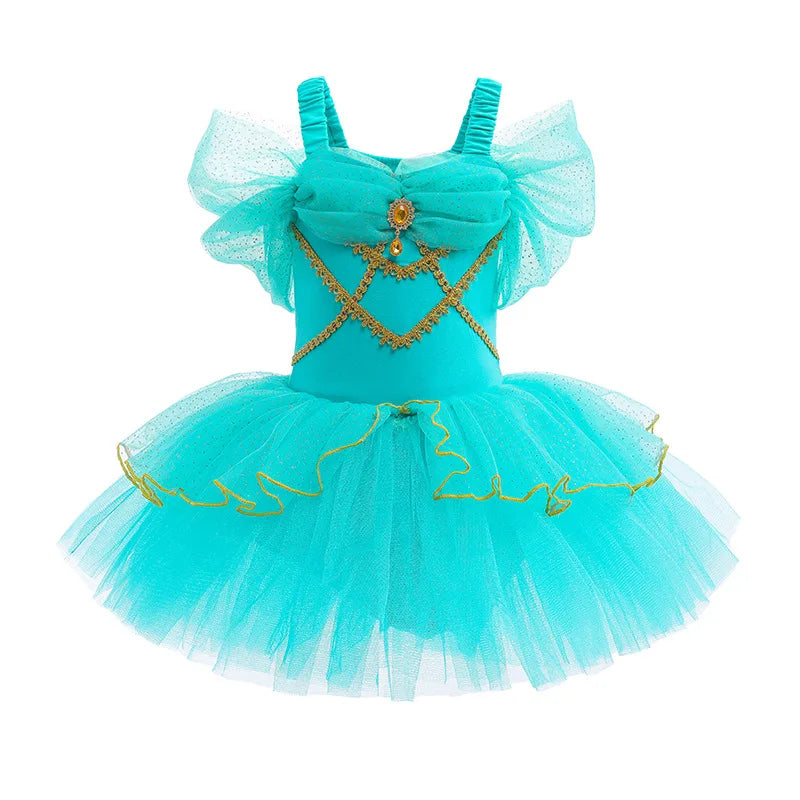 Girls Ballet Tutu Dress - Sequined Princess Party Costume for Dance & Stage Performances